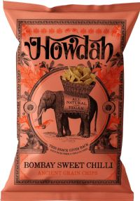 HOWDAH Bombay Sweet Chilli Ancient Grain Chips 117g