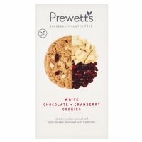 PREWETT'S Gluten Free White Choc & Cranberry Cookies 150g