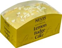 NEVIS BAKERY Iced Lemon Fudge Cake 400g