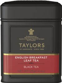 TAYLORS OF HARROGATE English Breakfast Leaf Tea - Caddy 125g