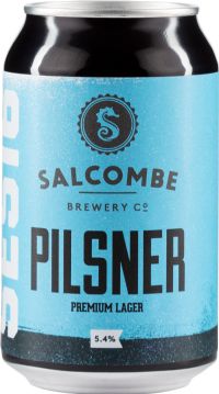 SALCOMBE BREWERY CO. Pilsner Premium Lager Can 5.4% ABV 33cl