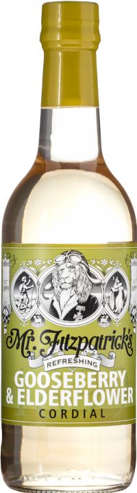 MR FITZPATRICK'S Gooseberry & Elderflower Cordial 500ml