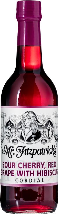 MR FITZPATRICK'S Sour Cherry, Red Grape & Hibiscus Cordial 500ml