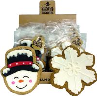 ORIGINAL BISCUIT BAKERS Snowman & Snowflake Gingerbread 60g