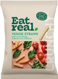 EAT REAL Veggie Straws - Mixed Kale, Tomato & Spinach 110g
