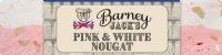BARNEY JACK'S Pink & White Nougat Bar 110g