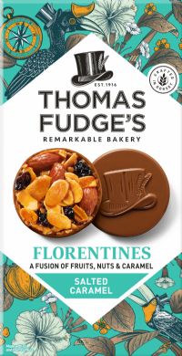 THOMAS FUDGE'S Salted Caramel Florentines 114g