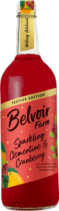 BELVOIR Sparkling Clementine & Cranberry 750ml