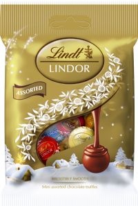 LINDT Lindor Mini Assorted Truffles Bag 80g