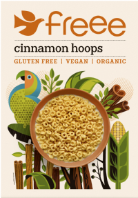 DOVES FARM Freee - Cinnamon Hoops 300g