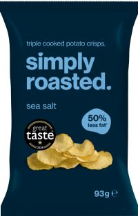 SIMPLY ROASTED Sea Salt Crisps 93g