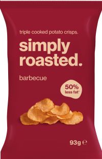 SIMPLY ROASTED Barbecue Crisps 93g
