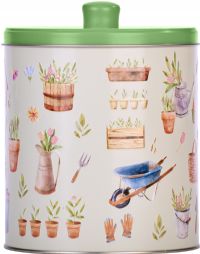 GRANDMA WILD'S Assorted Biscuits in Pottering Garden Round Tin 300g