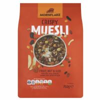 MORNFLAKE Crispy Muesli - Fruit, Nut & Seed 750g