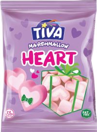 TIVA Marshmallow Hearts 140g