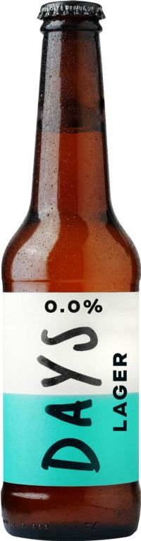 DAYS Alcohol Free 0.0% Lager - Bottle 330ml