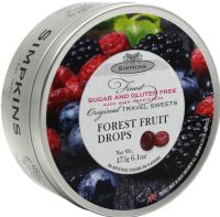 SIMPKINS Travel Sweets - Sugar Free Forest Fruit Drops 150g