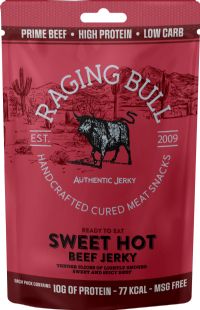 RAGING BULL Sweet Hot Beef Jerky 28g