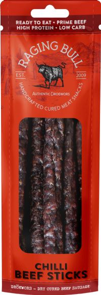 RAGING BULL Chilli Beef Sticks 40g