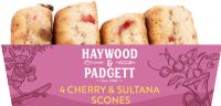 HAYWOOD & PADGETT 4 Cherry & Sultana Scones