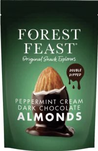 FOREST FEAST Peppermint Cream Dark Chocolate Almonds 120g
