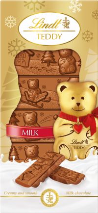 LINDT Teddy Milk Chocolate Bar 120g