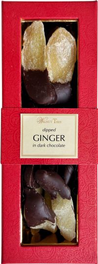 WALNUT TREE Dipped Ginger in Dark Chocolate 100g