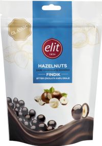 ELIT Dark Chocolate Covered Hazelnuts 100g