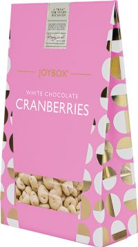JOYBOX White Chocolate Cranberries 150g