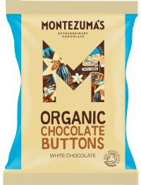 MONTEZUMA'S Organic White Chocolate Buttons 120g