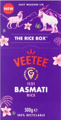 VEETEE The Rice Box - 1121 Basmati Rice 500g