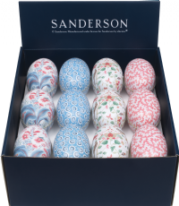 TIN TREATS Sanderson Egg Tin with Choc Mini Eggs 75g