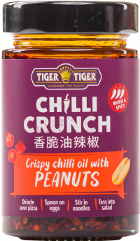 TIGER TIGER Chilli Crunch Crispy Chilli Oil with Peanuts 170g