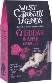 WEST COUNTRY LEGENDS Cheddar & Apple Nibbles 85g
