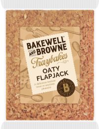 BAKEWELL AND BROWNE Traybakes - Oaty Flapjack 375g