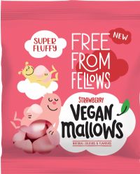 FREE FROM FELLOWS Strawberry Vegan Mallows 105g