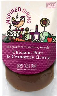 ATKINS & POTTS Inspired Dining - Chicken, Port & Cranberry Gravy 200g