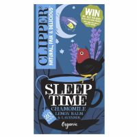 CLIPPER Sleep Time - 20 Chamomile, Lemon Balm & Lavender Teabags 30g