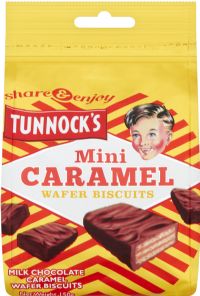TUNNOCK'S Mini Caramel Wafers - Pouch 150g