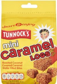 TUNNOCK'S Mini Caramel Logs - Pouch 150g