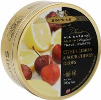 SIMPKINS Travel Sweets - Citrus Lemon & Sour Cherry 200g